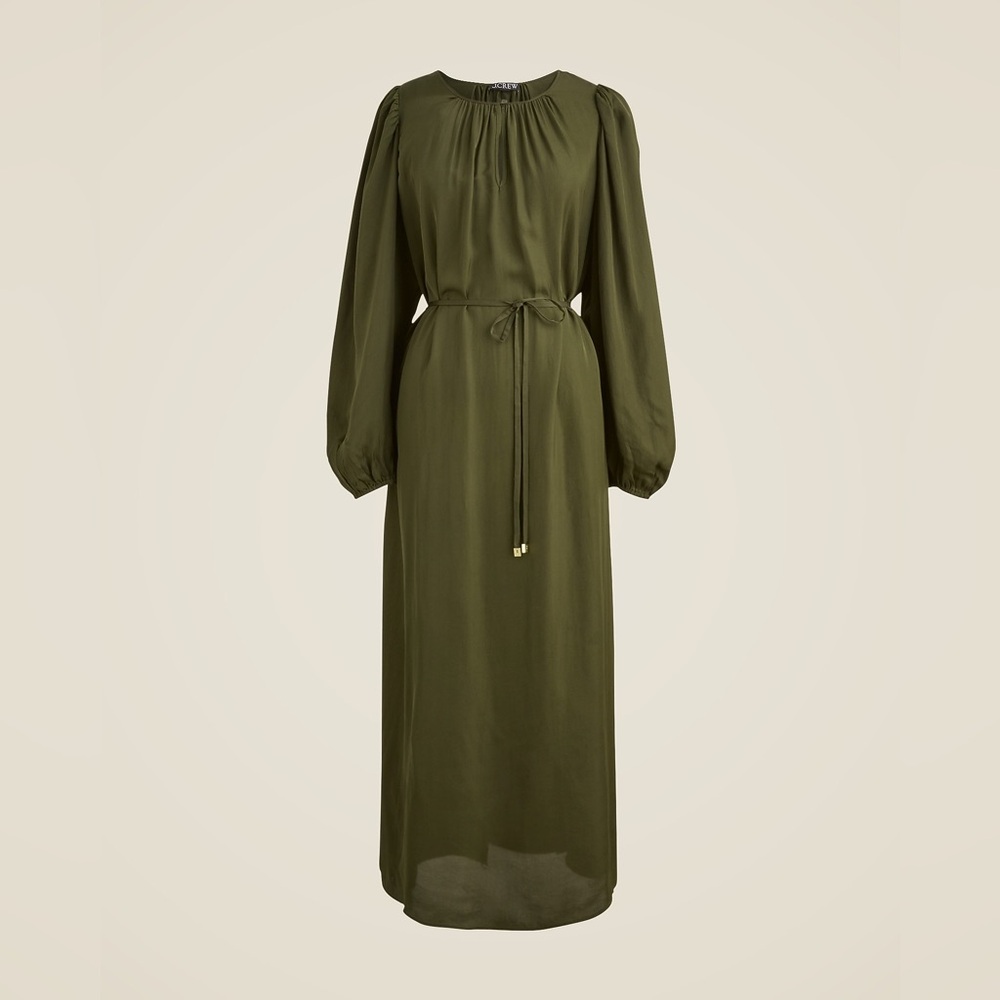 J.Crew Drapey Tie Waist Dress